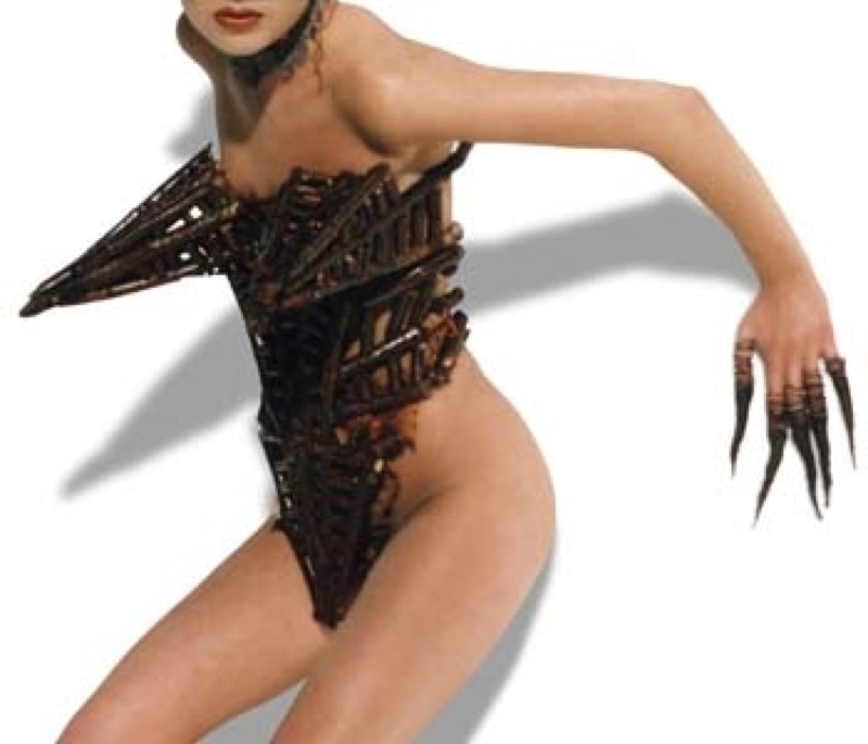 wood corset